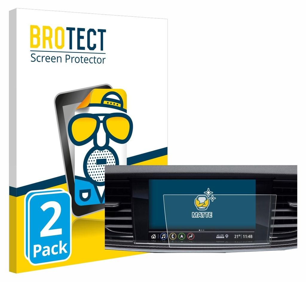 2x BROTECT Schutzfolie für Opel Insignia 2017 Navi 900 Produktbild 