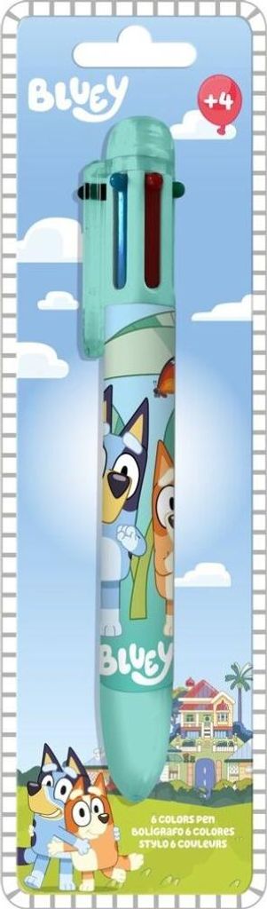 Bluey-Kugelschreiber, 6 Farben, BY00002