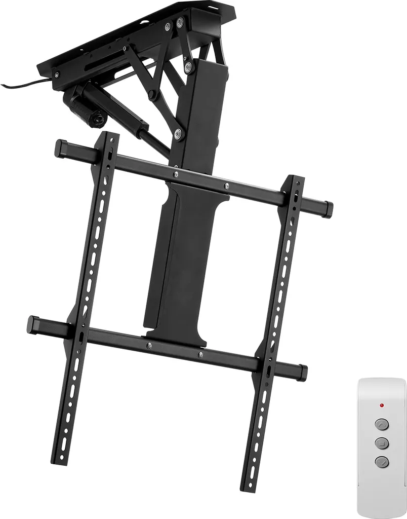 Support TV motorisé VEVOR plafond pour écran 32-65 pouces VESA 60x60