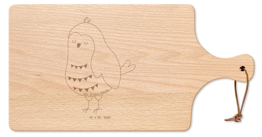 Mr. & Mrs. Panda Holzbrett Eule Zufrieden - Transparent - Geschenk, Frühstücksbrett, Waldtier, Hochzeitstag, Schneidebrett, glücklich, Müde, Ha...