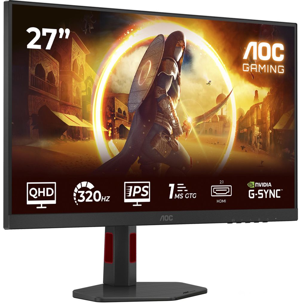 AOC Q27G4SRU, Gaming-Monitor, (QHD, Fast-IPS, HDMI, DP, Produktbild 