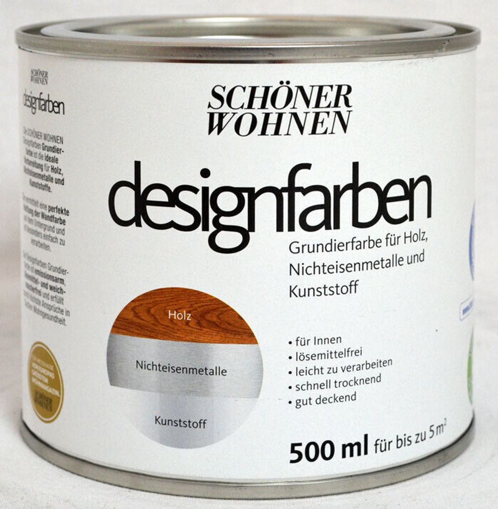 Designfarbe Grundierung für Holz, Kunststoff und NE-Metalle Produktbild 