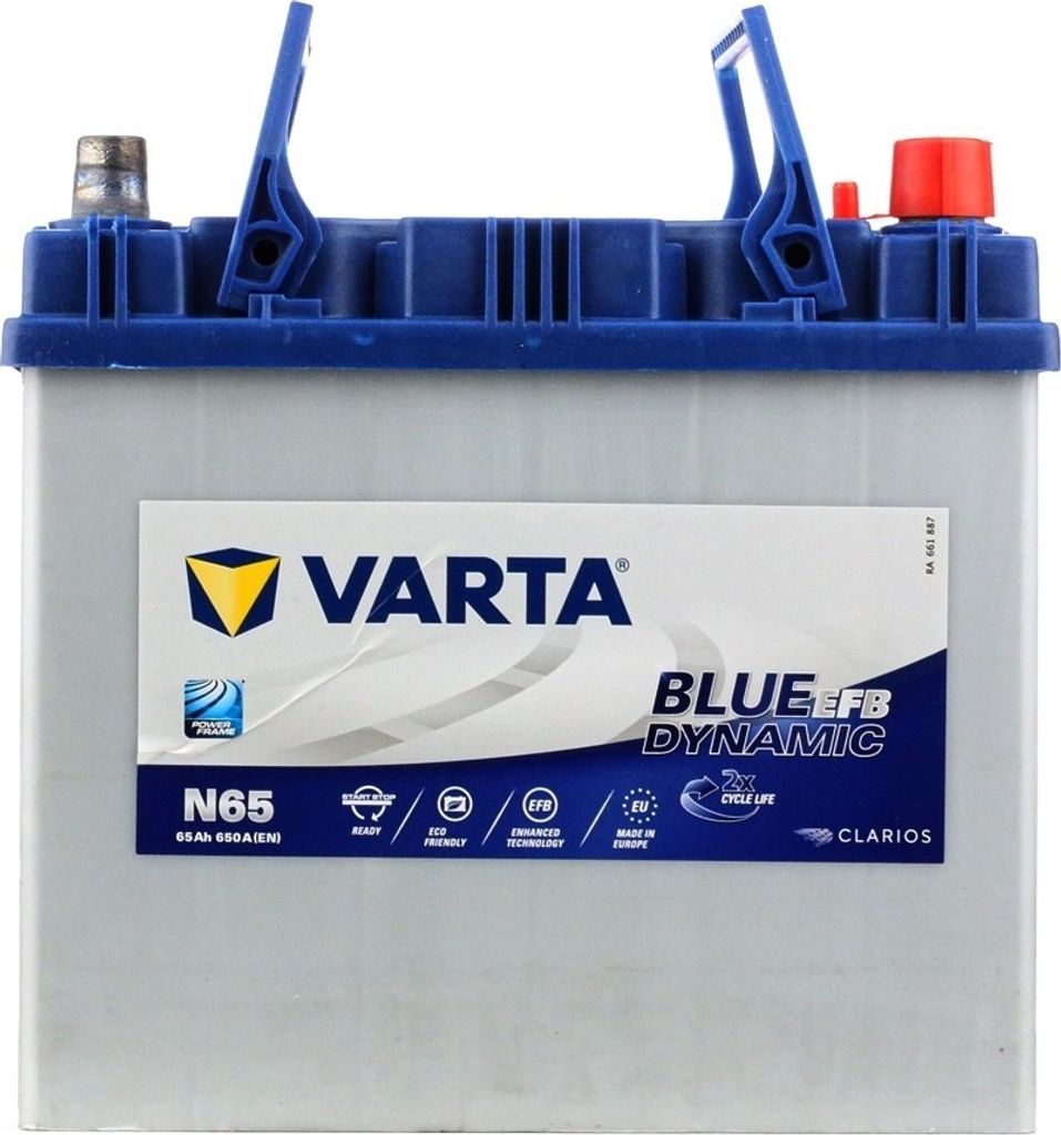 VARTA BLUE Dynamic EFB N65 Starterbatterie 12V 65Ah 650A/EN Produktbild 