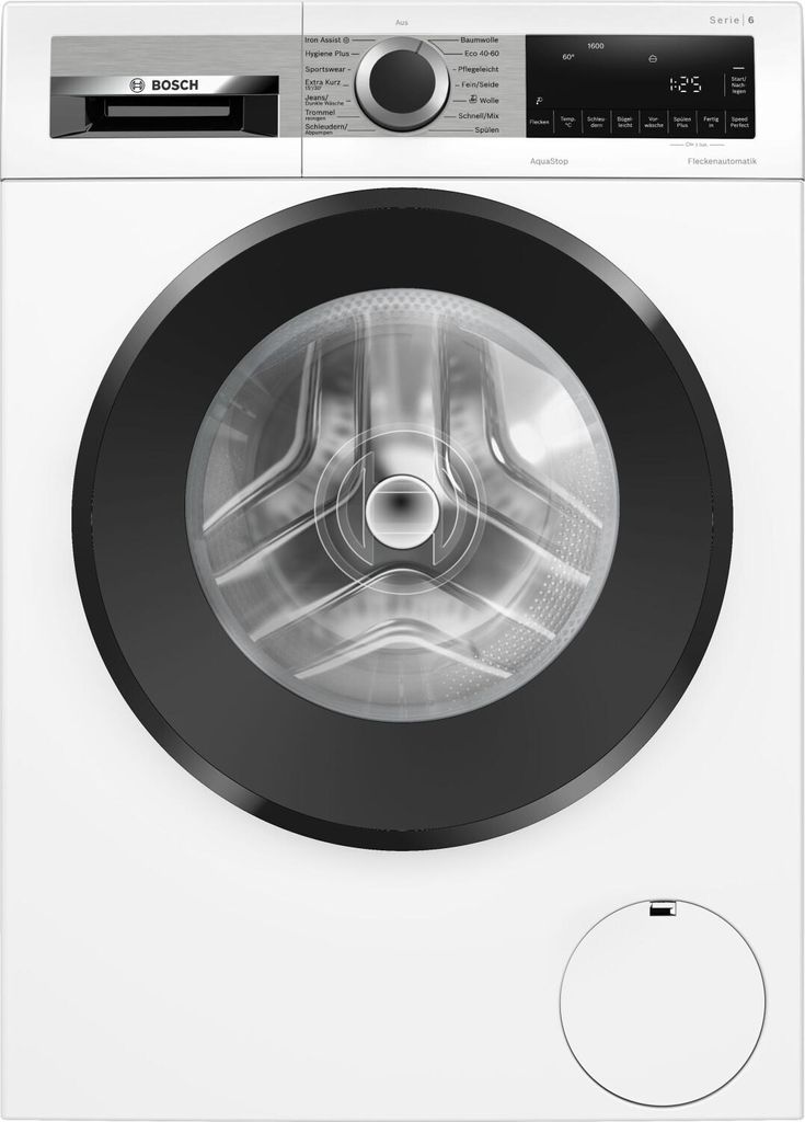 Bosch WGG256Z40 Serie 6, Waschmaschine 10 kg, 1600 UpM, Fleckenautomatik, Iron Assist