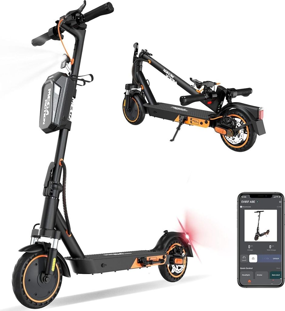 MEGA MOTION Elektroscooter E-Scooter mit Straßenzulassung Produktbild 9