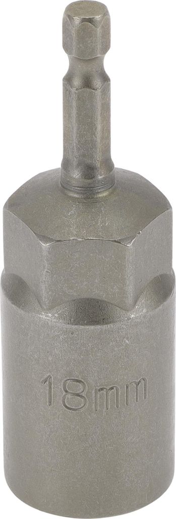1 Stš¹ck Schlagschrauber Steckschlš¹ssel Langlebiges Werkzeug 80mm Silberfarben Chrom-Vanadium-Stahl 1/4" Sechskantschaft 6-Punkt 18mm fš¹r A...