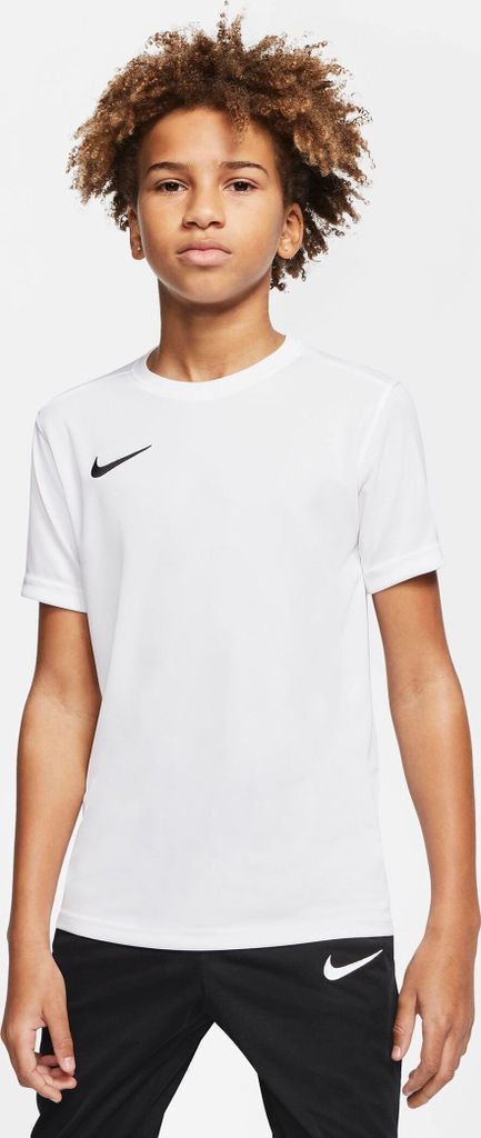 Nike Dri Fit Park 7 Kurzarm-t-shirt Weiß 12-13 Years Kinder Weiß 12-13 Years