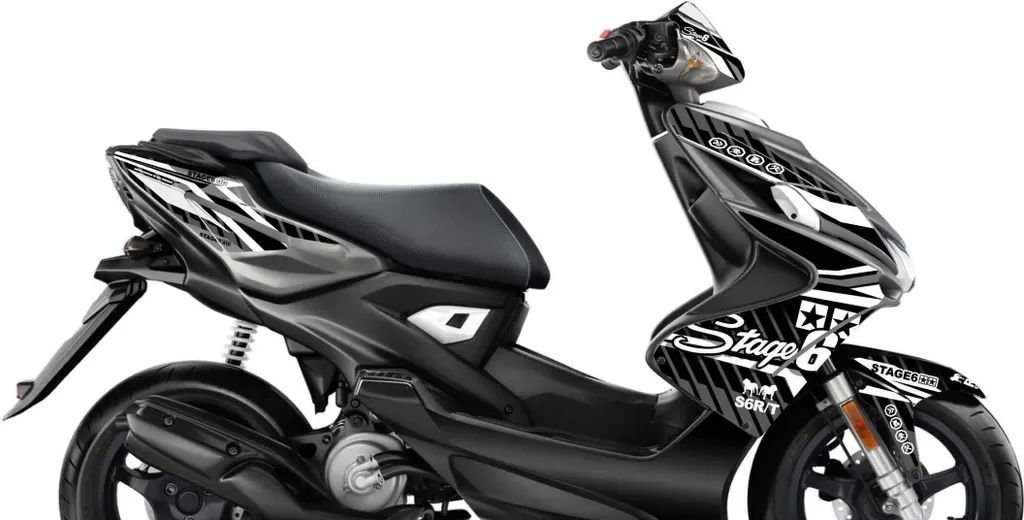 Autocollants Kit Déco Yamaha Aerox 2013-2024 Stage6 Design Blanc White