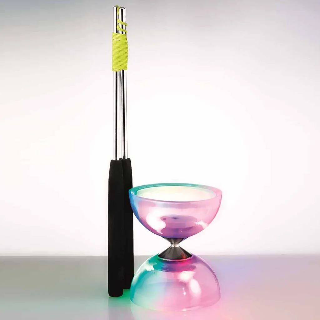 Acrobat Diabolo avec lumière LED 515729 : l'accessoire de jonglerie pro