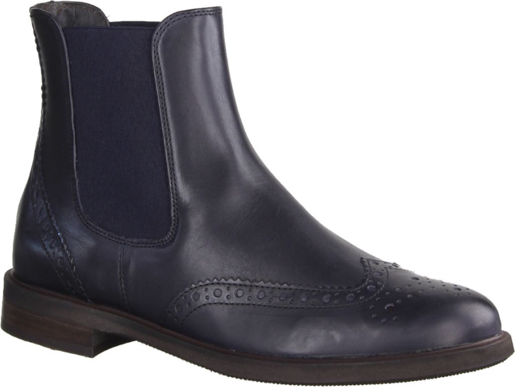 Paul Green 8070-034 Damenschuhe Chelsea Boots, Blau, Leder, Produktbild 
