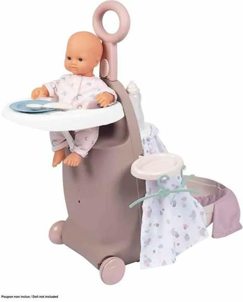 Poussette pour poupées Smoby avec roues silencieuses et poignée ergonomique