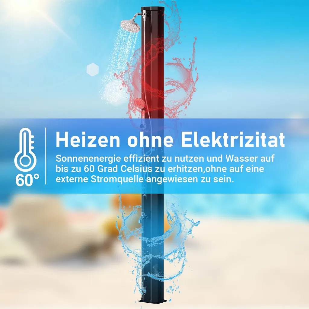 OFFERTA Doccia Solare 35L Izrielar: Prezzo Shock e Comfort Top - 3