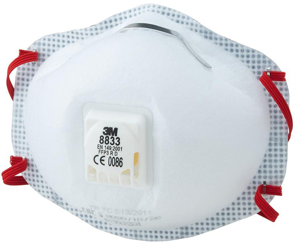 3M Atemschutzmaske 8833, FFP3 R D Produktbild 