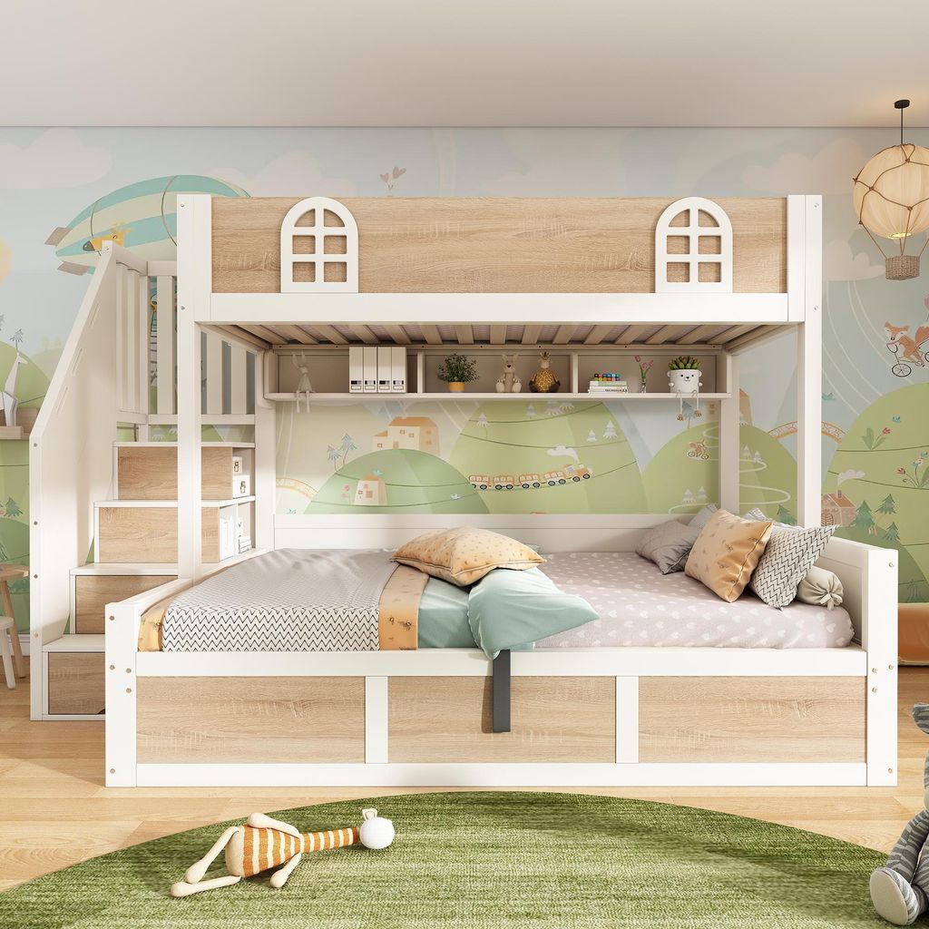 okwish poschodová posteľ 90/140x200 poschodová posteľ so Obrázok produktu 