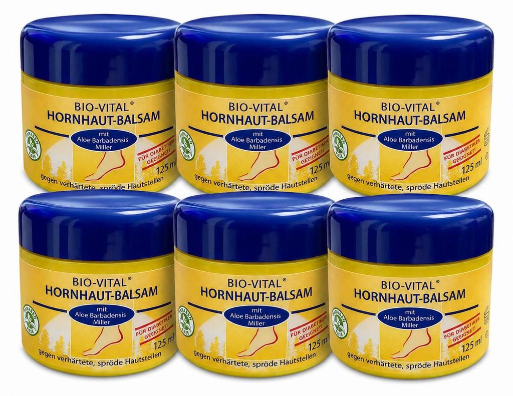 BIO-VITAL Hornhaut-Balsam Aloe-Vera Fusscreme 125 ml (6 Produktbild 