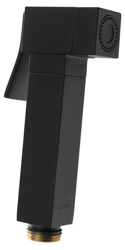 Sapho WC-Handbrause, eckig, schwarz Produktbild 