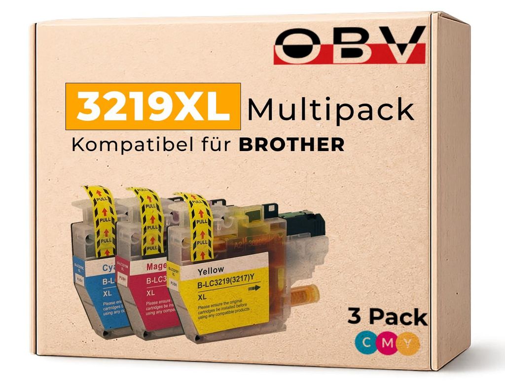 Brother LC-3219XL kompatible Druckerpatronen 3er Set - MFC-J5330dw MFC-J5330dw XL MFC-J5335dw