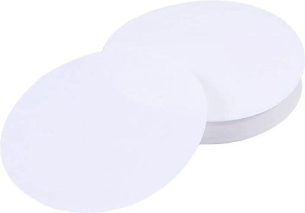 Papier filtre blanc de laboratoire qualitatif, boîte de 200 feuilles