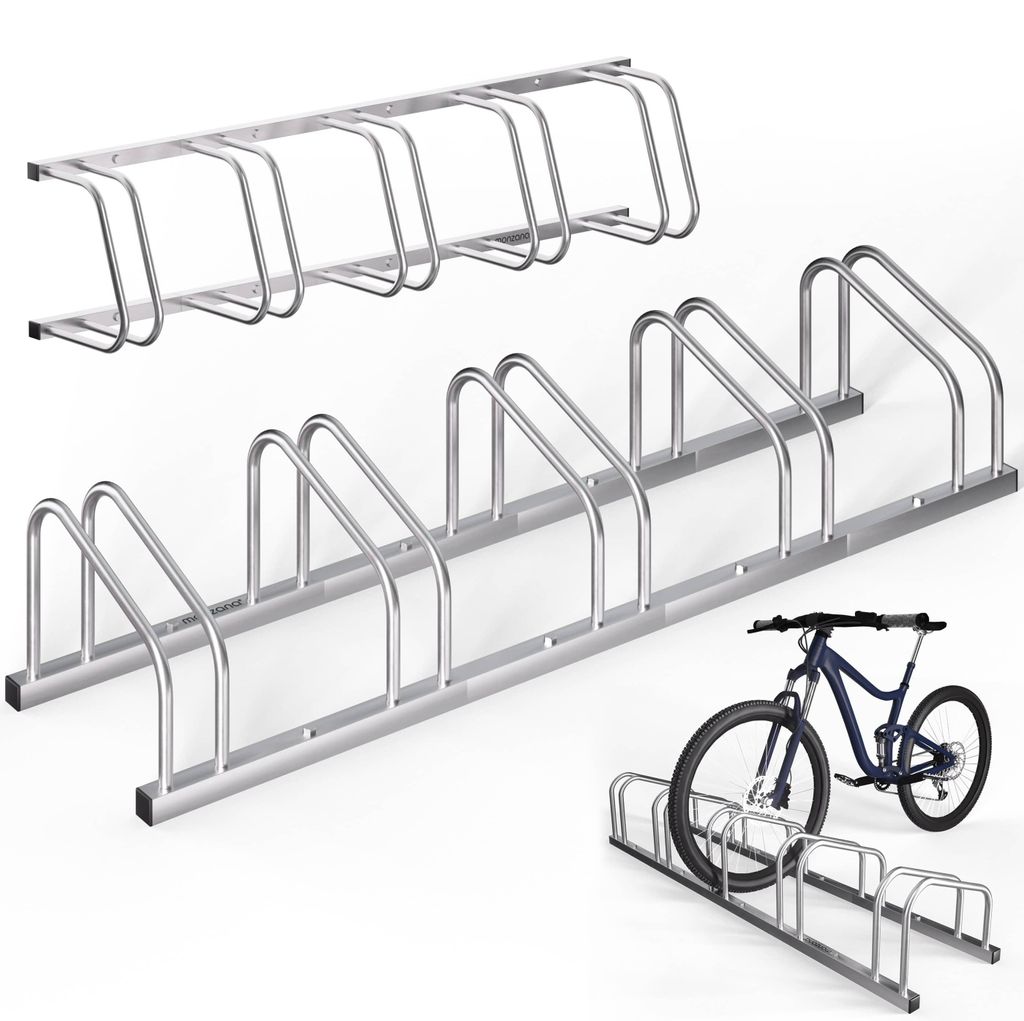 MONZANA® Fahrradständer für 5 Fahrräder 37cm Radabstand Produktbild 