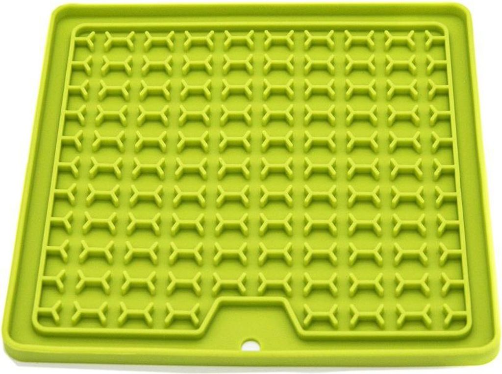 Leckmatte LadiMat aus Silikon, quadratisch, Schleckmatte Produktbild 