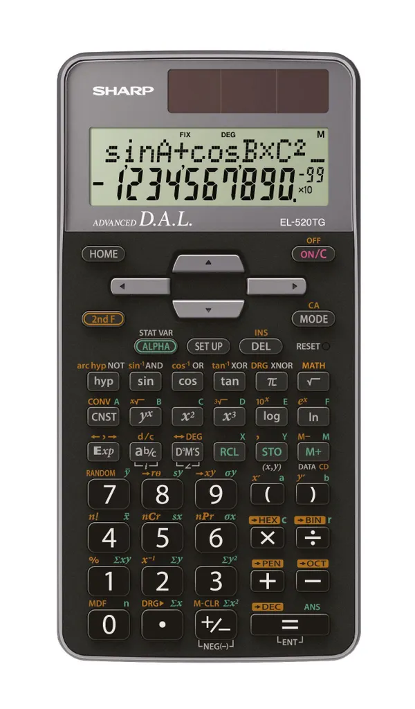 Calculatrice Sharp SH-EL520TGGY : Finis les Erreurs de Calcul Scientifique