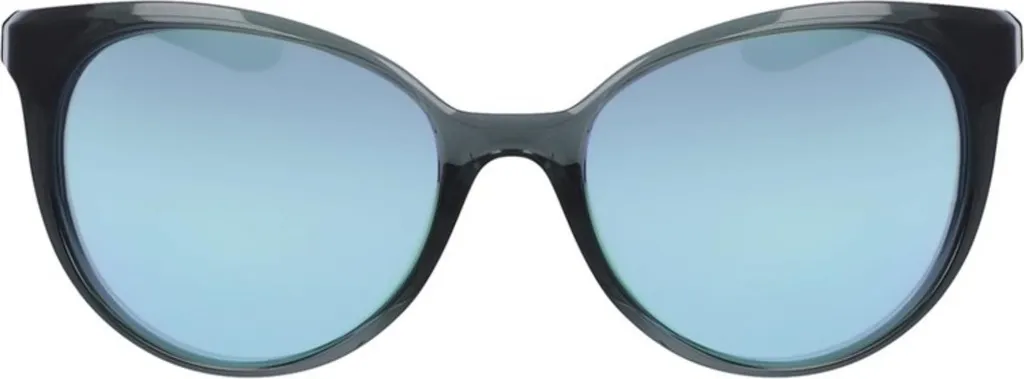 Lunettes de soleil pour femme Nike Essence M monture grise et verre bleu