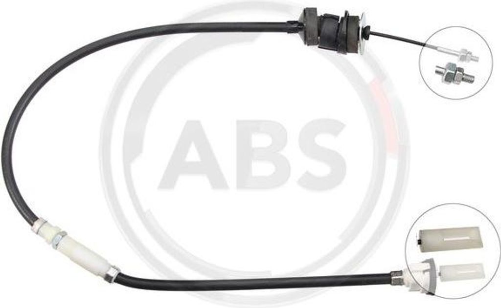 A.B.S. K27950 Seilzug, Kupplungsbetätigung OE 2150Q7 kompatibel mit 106