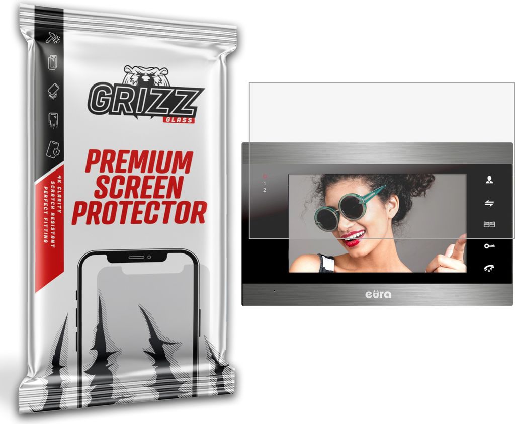 Matte Folie GrizzGlass PaperScreen für den Video-Türsprechanlagen EURA VDP-00C5