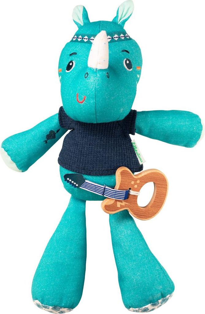 Lilliputiens Musik Kuscheltier Marius eco - weiches Plüsch Nashorn
