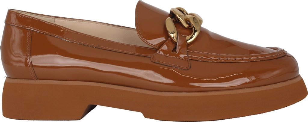 Högl Pumps Stacy mit dicken Sohlen und goldener Kette, maskuliner Klassiker für Rock oder Hose
