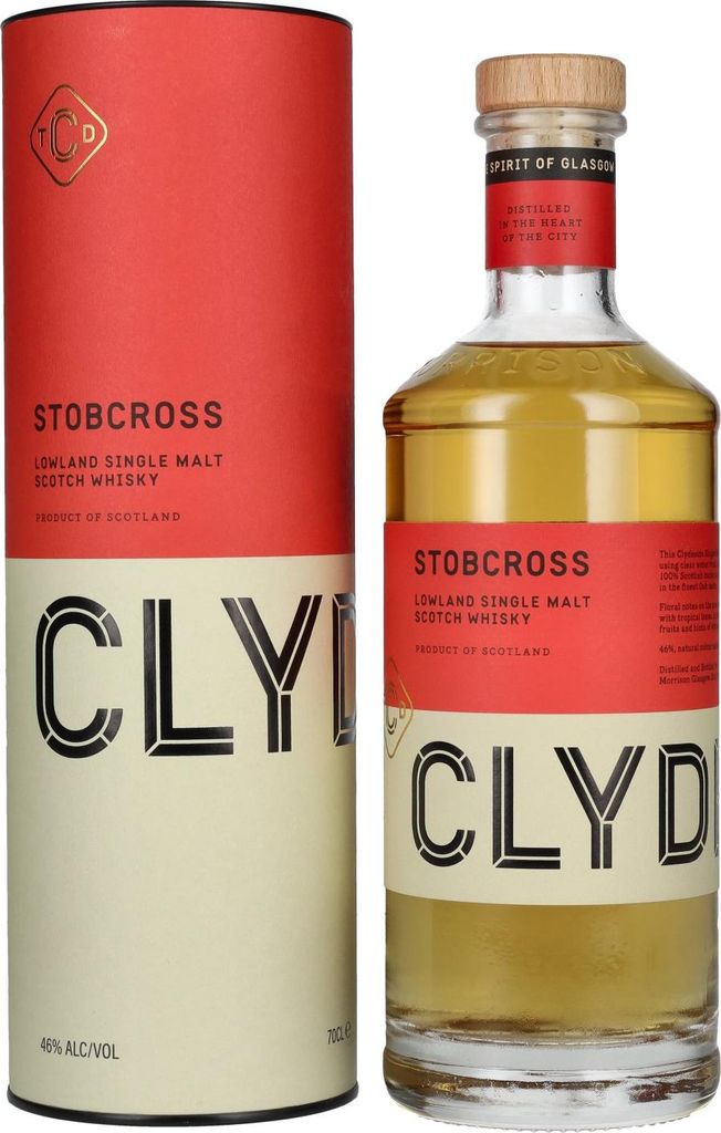 Clydeside STOBCROSS Lowland Single Malt 46% Vol. 0,7l en Image du produit 
