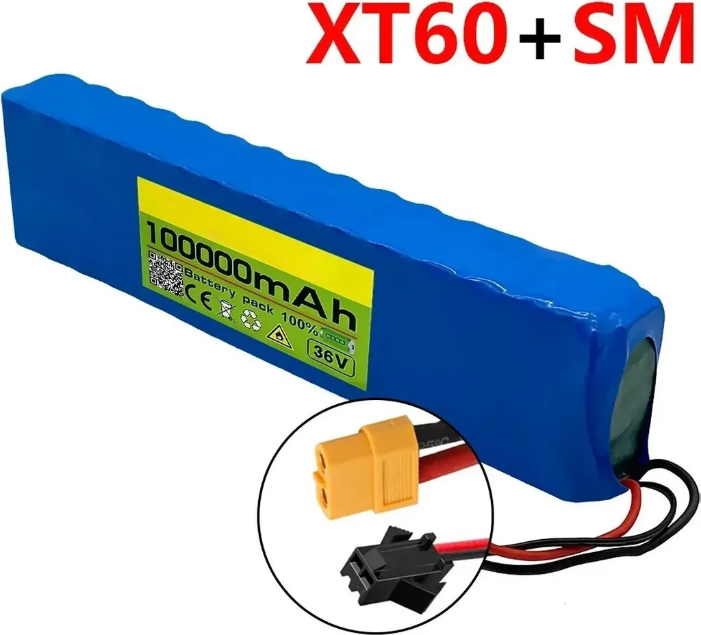 Batterie de Rechange pour Trottinette Électrique 36V 100Ah Rose XT60