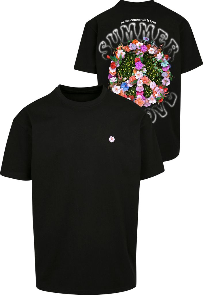 MT1884 - Summer Of Love Oversize Tee black S