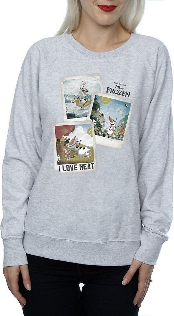 Frozen - Sweatshirt für Damen BI1945 (XL) (Grau meliert)