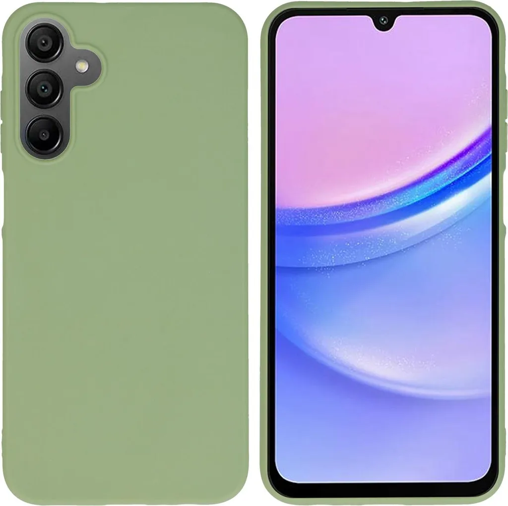 Cover iMoshion Samsung A15 5G/4G Verde Oliva - Protezione Slim TPU
