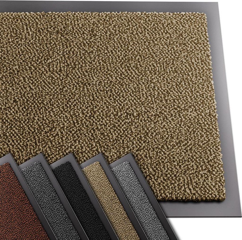 Antirutsch-Matte, wasbar, wetterbeständig, 40x60cm, beige, Eingangsmatte