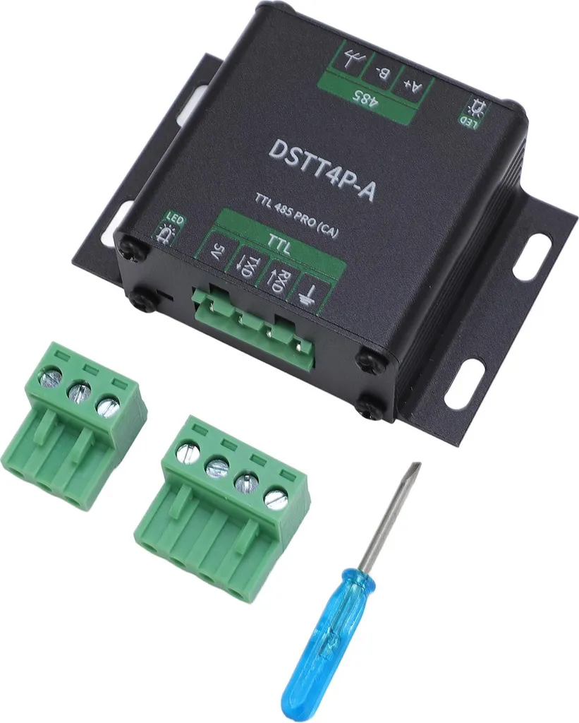 Adattatore TTL a RS485 Isolato PRO - Chip SP3485 e Case in Alluminio - 3