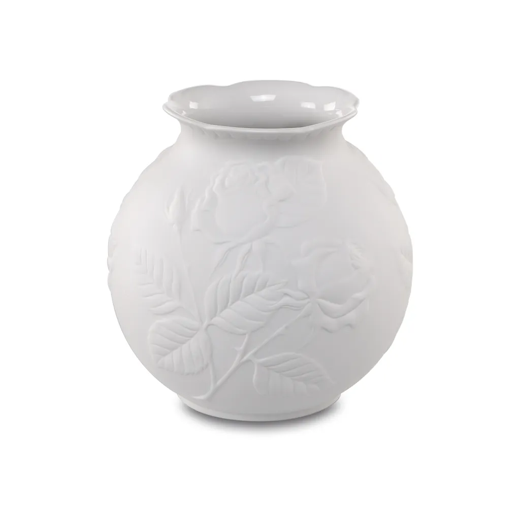 Vase stable Goebel Rose Garden 14 cm - Petit vase anti-renversement fleurs
