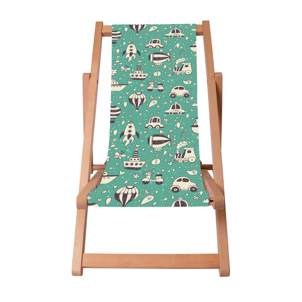 Dreamroots Chaise longue en bois pour enfants, bois de Image du produit 