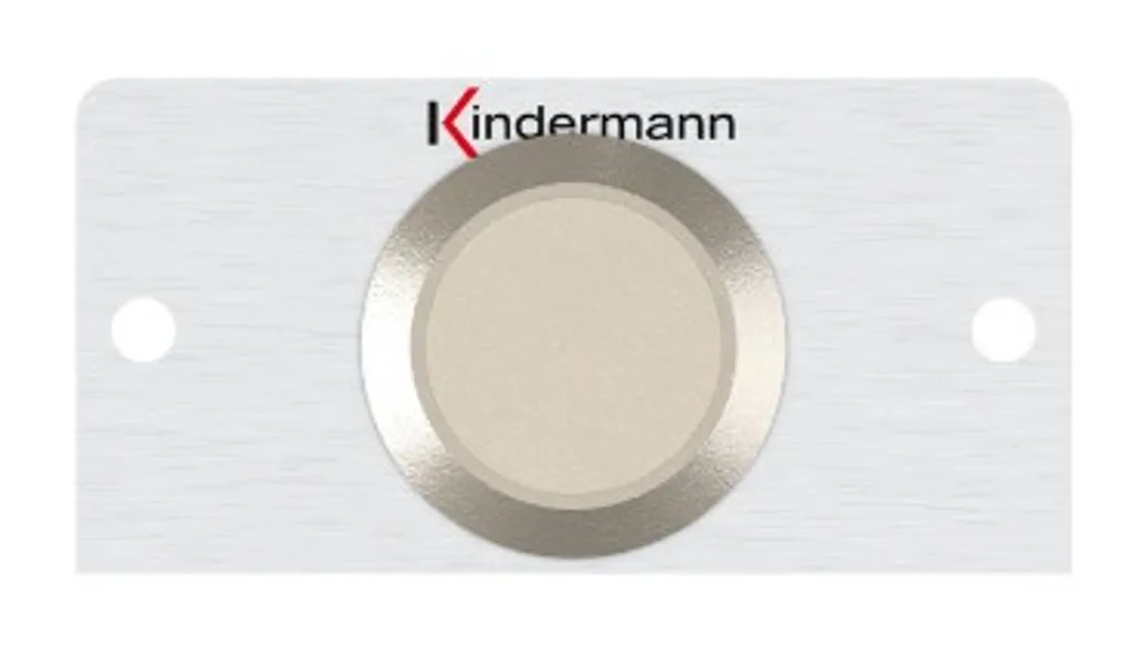 Prise de courant en inox Kindermann 7444000443 finition métal brossé