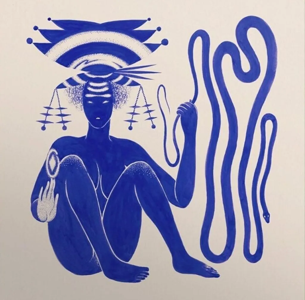 Hiatus Kaiyote Love Heart Cheat Code Vinyle Bleu pour Amateur de Jazz