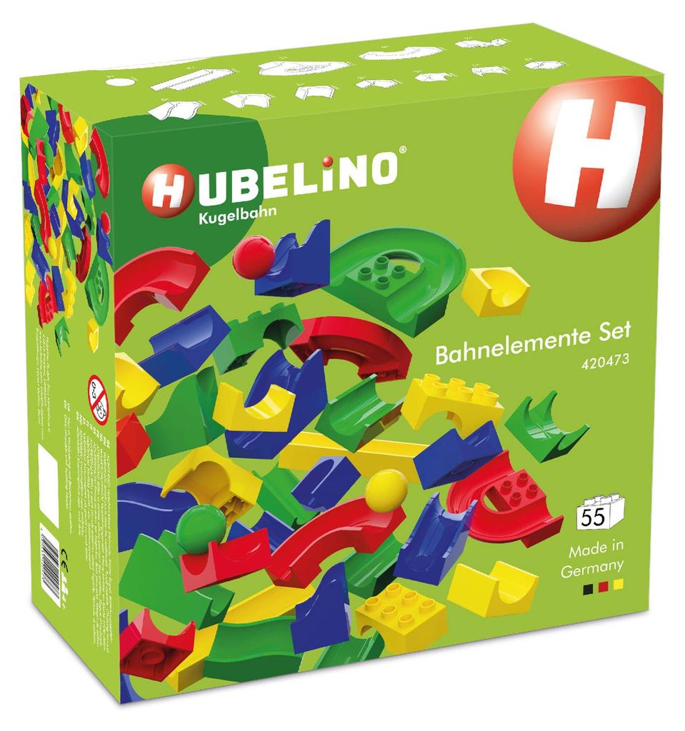 Hubelino Marmorbahn Elemente, 55dlg. Produktbild 