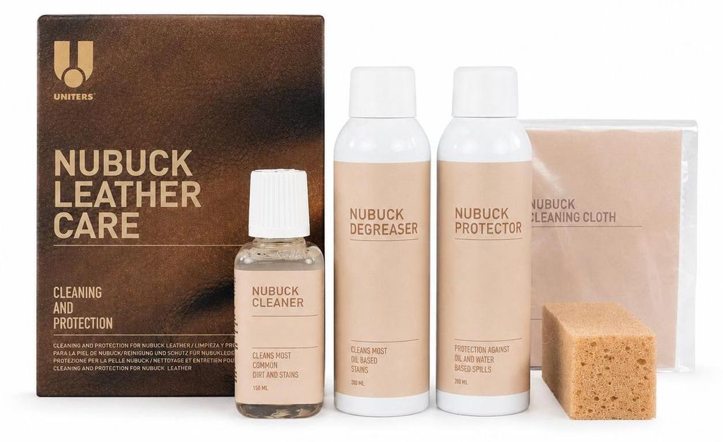 Kit completo per la cura della pelle nabuk Immagine del prodotto 