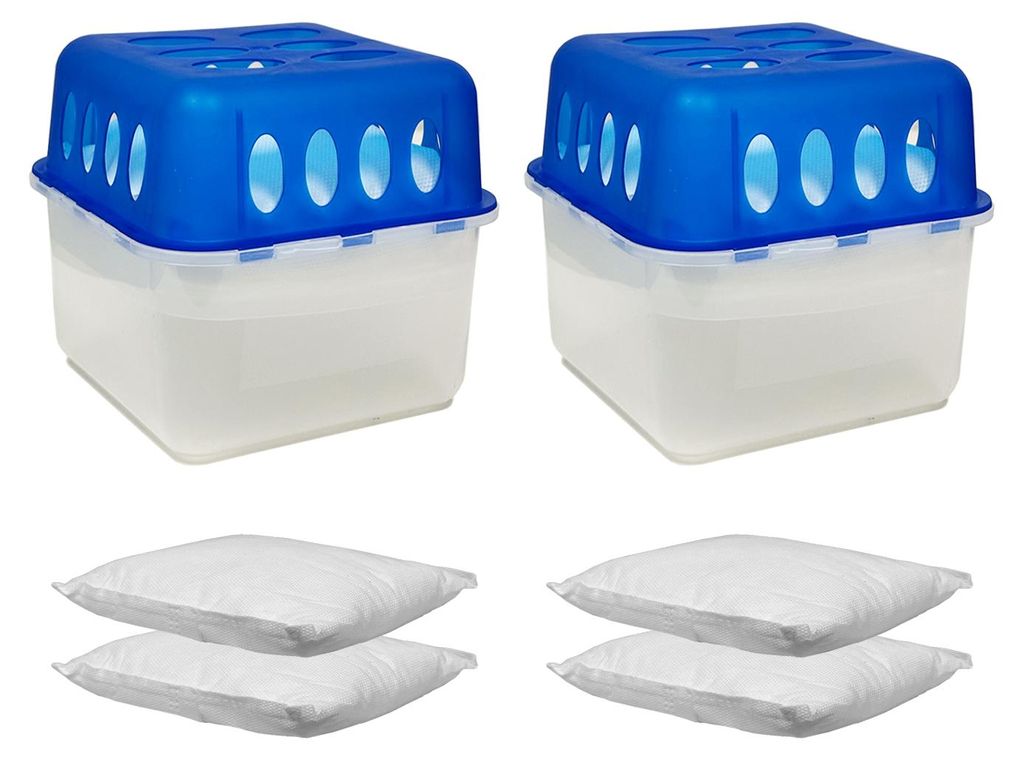 2 Stück Innenraum Raumentfeuchter Luftentfeuchter Produktbild 
