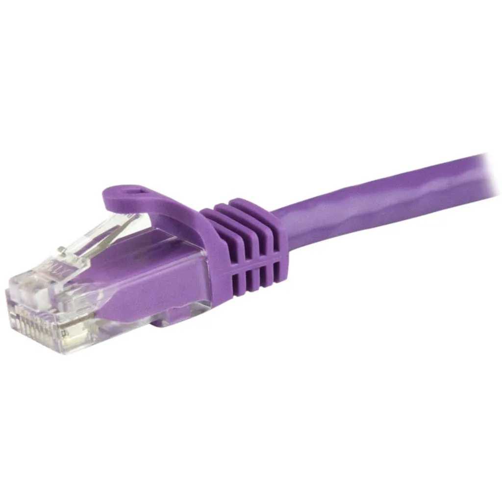 StarTech.com Cavo Patch CAT6 1,5m Viola - Rame 100% per Server IT - 2