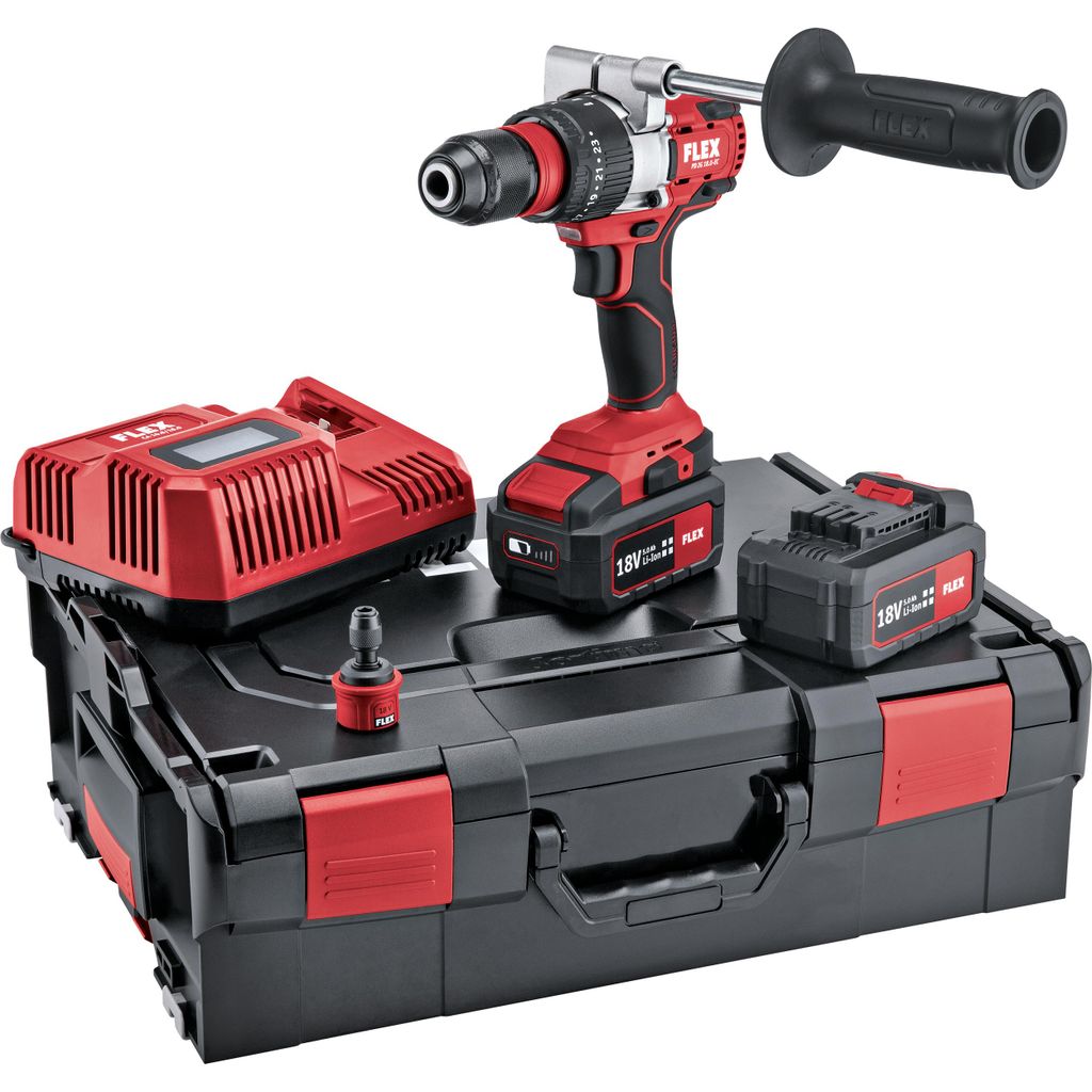 FLEX Akku-Schlagbohrschrauber PD 2G 18.0-EC/5.0 Set - Produktbild 