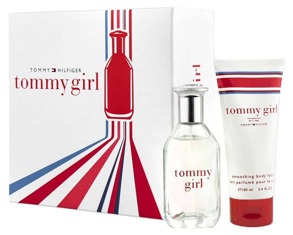 Set Tommy Hilfiger: Tommy Girl, EdT, fü r Damen, 50 ml + Tommy Girl, feuchtigkeitsspendende Kö rperlotion, 100 ml