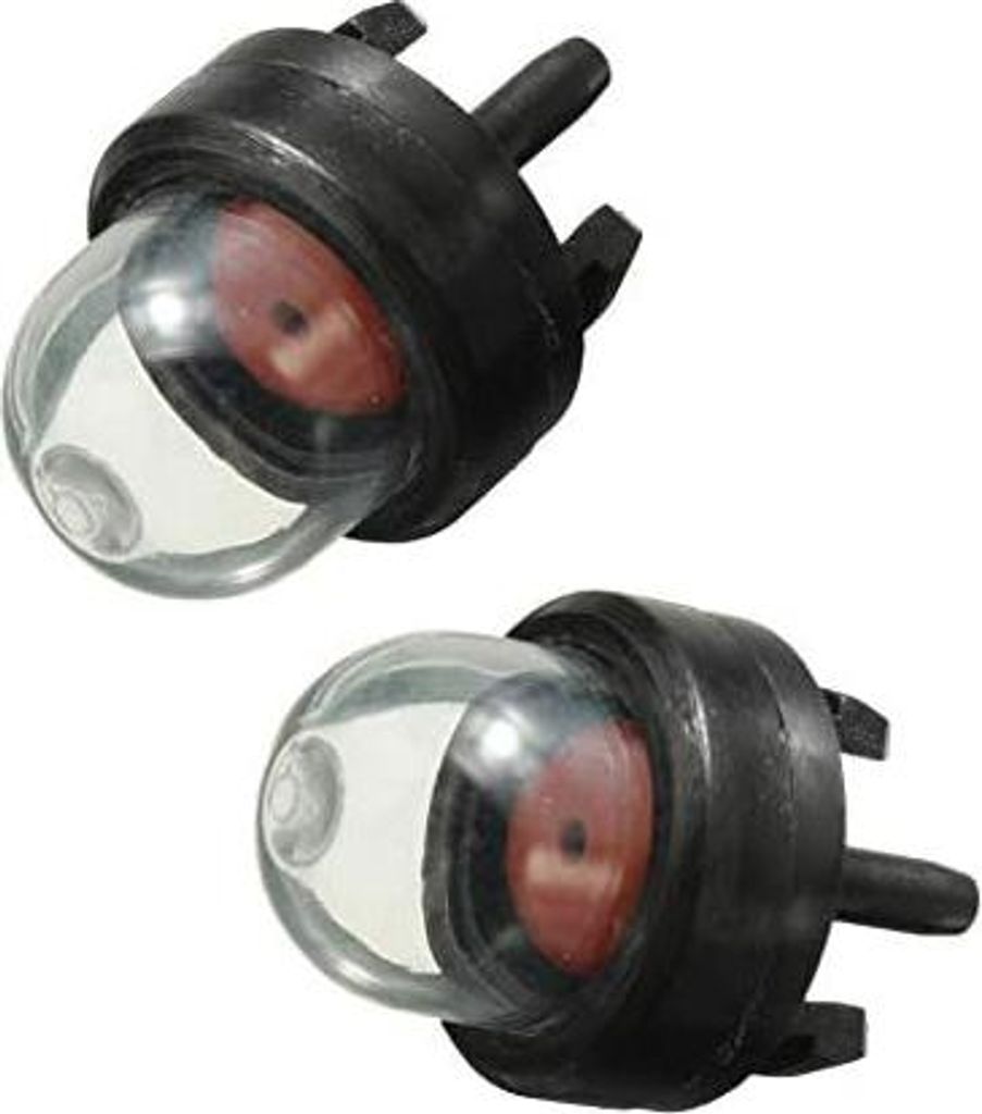 2 Stück Mini-Vergaser-Öl-Blase-Benzin-Snap-Primer-Brenner-Birnen-Pumpen-Kit für Heckentrimmer Rasenmäher-Kettensäge-Zubehör