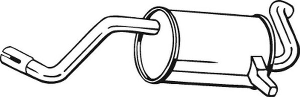 BOSAL 200-045 Endschalldämpfer