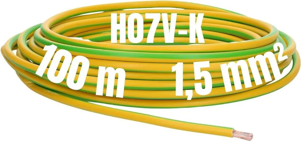 Câble Multi-Standard SC 2.1 1x1.50 mm² Vert-Jaune Lapp 4160400 - 100m